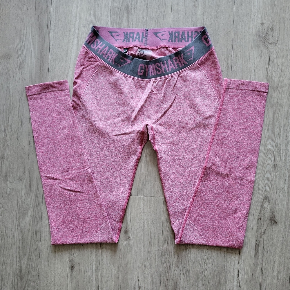 Gymshark Flex Leggings Medium Pink and Grey